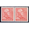 Sverige. 1939-40. Kong Gustav V, 3 sider. AFA nr. 282Cv & 282Ch **   postfrisk stemplet FDC st,