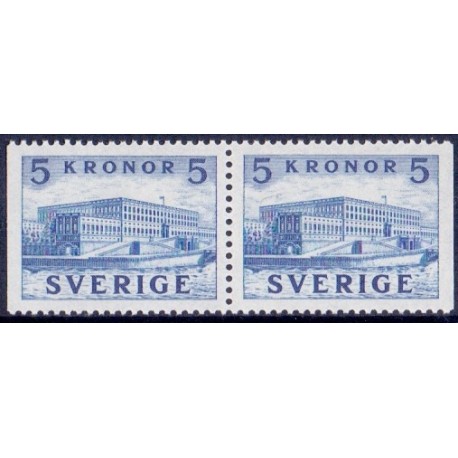 Sverige. 1941. Stokholm slot 5 Kr, AFA nr. 291Cv & 291Ch **   postfrisk stemplet FDC st,