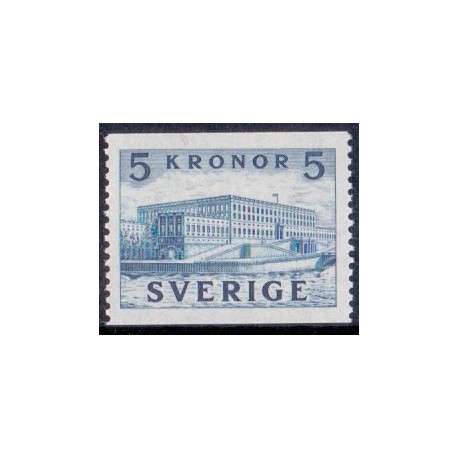 Sverige. 1941. Stokholm slot 5 Kr, tk lodret AFA nr 291A  **   postfrisk stemplet FDC st,