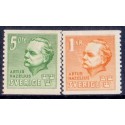 Sverige. 1941. Artur Hazelius 5 Øre-1 kr. AFA nr 292-93 **   postfrisk stemplet FDC st,