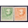 Sverige. 1941. Artur Hazelius 5 Øre-1 kr. AFA nr 292-93 **   postfrisk stemplet FDC st,