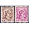 Sverige. 1941. Skt. Birgitta 15 Øre-1,20 Kr. AFA nr 294-95 **   postfrisk stemplet FDC st,