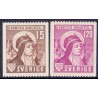 Sverige. 1941. Skt. Birgitta 15 Øre-1,20 Kr. AFA nr 294-95 **   postfrisk stemplet FDC st,