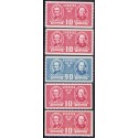 Sverige. 1942. Folkeskolens 100 år, 10-90 Øre begge typer,AFA nr 299-300 ** (5)  postfrisk stemplet FDC st,