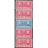 Sverige. 1942. Folkeskolens 100 år, 10-90 Øre begge typer,AFA nr 299-300 ** (5)  postfrisk stemplet FDC st,