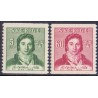 Sverige. 1942. Carl Wilhelm Scheele 5-60 Øre, AFA nr 301-02 **   postfrisk stemplet FDC st,