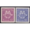 Sverige. 1943. Skyttebevægelsen, 10-90 Øre, AFA nr 306-07 **  postfrisk stemplet FDC st,