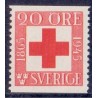Sverige. 1945. Røde Kors, 20 Øre, AFA nr. 317 **    postfrisk stemplet FDC st,