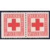 Sverige. 1945. Røde Kors, 3 sider, AFA nr. 317Cv & 317Ch **   postfrisk stemplet FDC st,