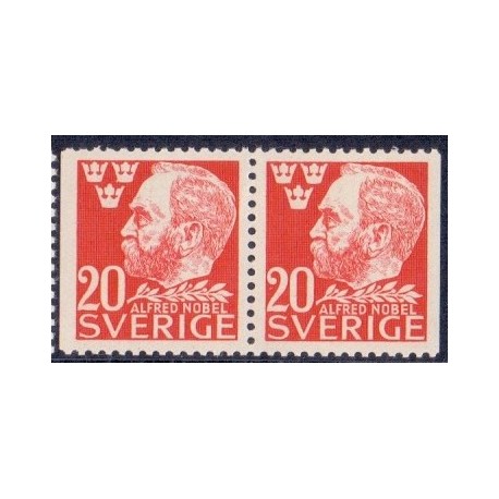 Sverige. 1946. Alfred Nobel. AFA nr. 331Cv & 331Ch **    postfrisk stemplet FDC st,