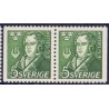 Sverige. 1947. E. G. Geijer. AFA nr. 333Cv & 333Ch **    postfrisk stemplet FDC st,