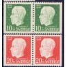 Sverige. 1948. Kong Gustav V's 90 år, 10-30+10 Øre AFA nr. 349-51 **   postfrisk stemplet FDC st,