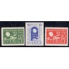 Sverige. 1949. Verdenspostforeningen, 10-30 Øre AFA nr. 357-59 **    postfrisk stemplet FDC st,