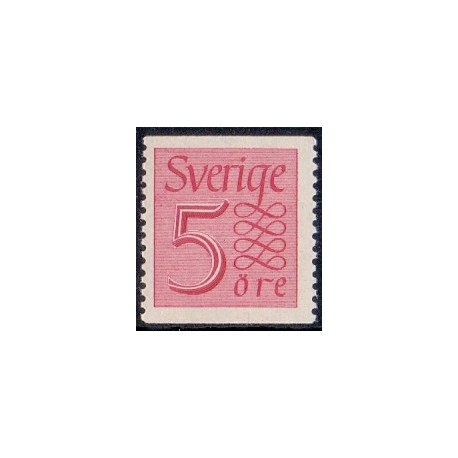 Sverige. 1951. Ny tegning 5 Øre, AFA nr. 372 **   postfrisk stemplet FDC st,
