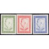 Sverige. 1952. Kong Gustaf VI 10-40+10 Øre, AFA nr. 382-84 **  postfrisk stemplet FDC st,