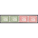Sverige. 1952. Kong Gustaf VI, AFA nr. 382Co-383Cn ** (2)  postfrisk stemplet FDC st,