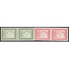 Sverige. 1952. Kong Gustaf VI, AFA nr. 382Co-383Cn ** (2)  postfrisk stemplet FDC st,