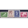 Sverige. 1953. Rigsidrætsforbundet, 10 Øre-1,40 Kr, AFA nr. 385-88 **  postfrisk stemplet FDC st,