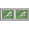 Sverige. 1953. Rigsidrætsforbundet, AFA nr. 385Cv & 385Ch **  postfrisk stemplet FDC st,