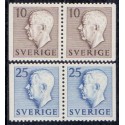 Sverige. 1954. Farve og suppleringsværdier, AFA nr. 396Cv & 397Ch **  postfrisk stemplet FDC st,