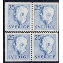 Sverige. 1954. Farve og suppleringsværdier, 2 vinkelsider, AFA nr. 397Dvo & 397Dhn ** (2)   postfrisk stemplet FDC st,