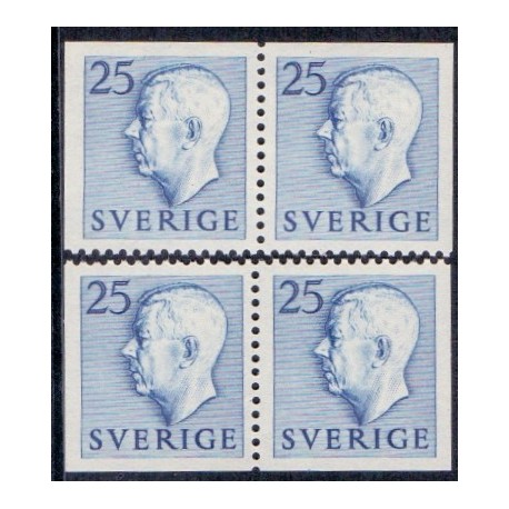 Sverige. 1954. Farve og suppleringsværdier, 2 vinkelsider, AFA nr. 397Dvo & 397Dhn ** (2)   postfrisk stemplet FDC st,