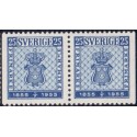 Sverige. 1955. Svenske frimærker 100 år, AFA nr. 408Cv & 408Ch **   postfrisk stemplet FDC st,