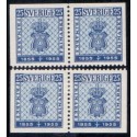 Sverige. 1955. Svenske frimærker 100 år, 2 vinkelsider, AFA nr. 408Dvo-408Dhn ** (2)   postfrisk stemplet FDC st,
