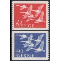 Sverige. 1956. Nordens dag 25-40 Øre, AFA nr. 422-23 **   postfrisk stemplet FDC st,