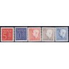 Sverige. 1957. Farveændringer og nye værdier, 5-80 Øre, AFA nr. 429-36 ** (8)    postfrisk stemplet FDC st,
