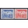 Sverige. 1957. Redningsselskabet 50 år, 30 Øre-1,40 kr. AFA nr. 427-28 **    postfrisk stemplet FDC st,