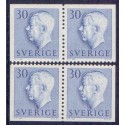 Sverige. 1957. Farveændringer og nye værdier, 2 vinkelsider, AFA nr. 433Dvo-433Dhn ** (2)    postfrisk stemplet FDC st,