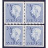 Sverige. 1957. Farveændringer og nye værdier, 2 vinkelsider, AFA nr. 433Dvo-433Dhn ** (2)    postfrisk stemplet FDC st,