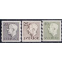 Sverige. 1957. Ny gravering, 20-45 Øre. AFA nr. 437-39 **   postfrisk stemplet FDC st,