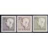 Sverige. 1957. Ny gravering, 20-45 Øre. AFA nr. 437-39 **   postfrisk stemplet FDC st,