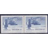 Sverige. 1958. 10 års helikopterpost. AFA nr. 440Cv & 440Ch **   postfrisk stemplet FDC st,