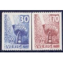 Sverige. 1958. Bessemerstålets 100 år. 30 Øre-1,70 kr. AFA nr. 447-48 ** postfrisk stemplet FDC st,