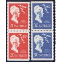 Sverige. 1958. Selma Lagerlöfs. AFA nr. 449Co-450Cn ** (2)      postfrisk stemplet FDC st,