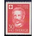 Sverige. 1959. Røde Kors Henri Dunant. 30+10 Øre. AFA nr. 454 **    postfrisk stemplet FDC st,