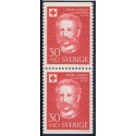 Sverige. 1959. Røde Kors Henri Dunant. AFA nr. 454Co & 454Cn **    postfrisk stemplet FDC st,