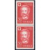 Sverige. 1959. Røde Kors Henri Dunant. AFA nr. 454Co & 454Cn **    postfrisk stemplet FDC st,