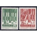 Sverige. 1959. Forstvæsnet 100 år. 30 Øre-1,40 kr.. AFA nr. 457-58 **    postfrisk stemplet FDC st,