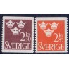 Sverige. 1965. Suppleringsværdier, 2,30-2,85 Kr. AFA nr. 544-45 **     postfrisk stemplet FDC st,