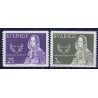 Sverige. 1965. Frederika Bremer. 25 Øre-3 kr.  AFA nr. 546-47 **     postfrisk stemplet FDC st,