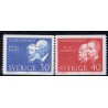Sverige. 1965. Nobelpristager 1905. 30-40 Øre.  AFA nr. 548-49 **     postfrisk stemplet FDC st,