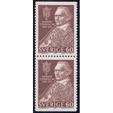 Sverige. 1966. Natan Söderblom.  AFA nr. 550Co 6 550Cn **    postfrisk stemplet FDC st,