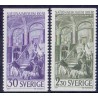 Sverige. 1966. Stockholm nationalmuseum. 30 Øre-2,30kr.  AFA nr. 555-56 **   postfrisk stemplet FDC st,