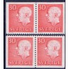 Sverige. 1966. Farveændringer. 2 vinkelsider, AFA nr. 557Dvo-557Dhn ** (2)  postfrisk stemplet FDC st,
