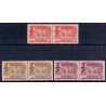 Sverige. 1966. Drottningholm Teatret. 5-40 Øre. AFA nr. 561Cv-563Ch ** (3 par)  postfrisk stemplet FDC st,