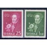 Sverige. 1966. C. J. L. Almqvist 25 Øre-1 kr. AFA nr 564-65 **  postfrisk stemplet FDC st,